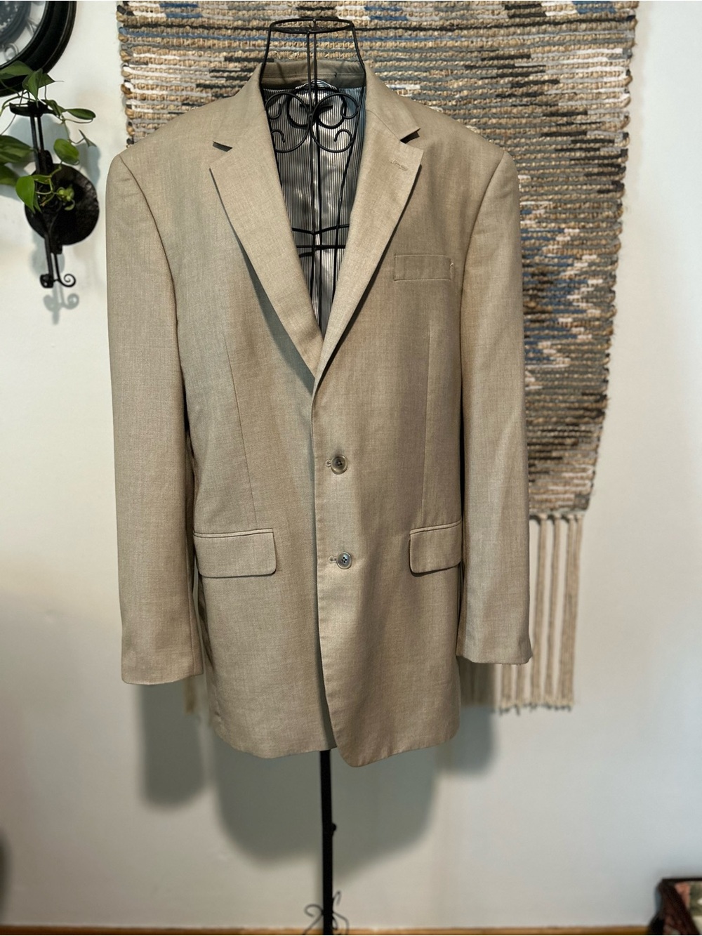 Croft & Barrow Classic Men's Tan Blazer - Timeless Single-Breasted Jacket